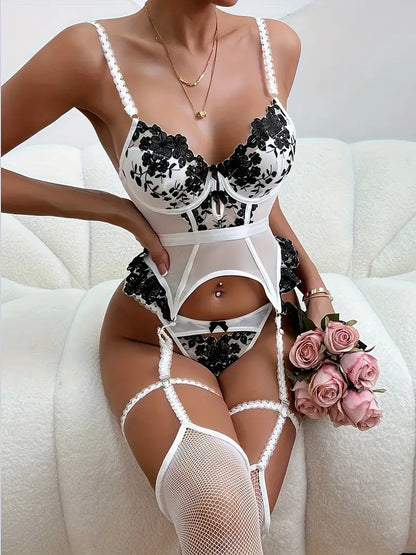 Ensemble De Lingerie Sexy Pour Dames Européennes Et Américaines