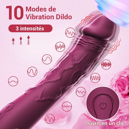 MEILEML Gode Realiste Vibromasseurs avec 10 Modes