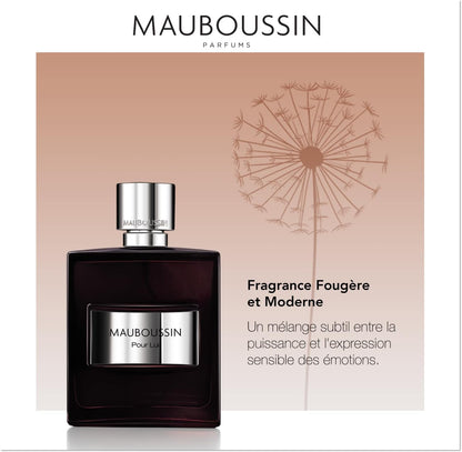 Mauboussin - Pour Lui - Eau de Parfum Homme - Senteur Fougère & Moderne