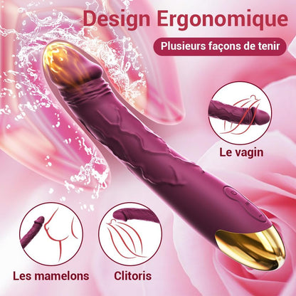 MEILEML Gode Realiste Vibromasseurs avec 10 Modes