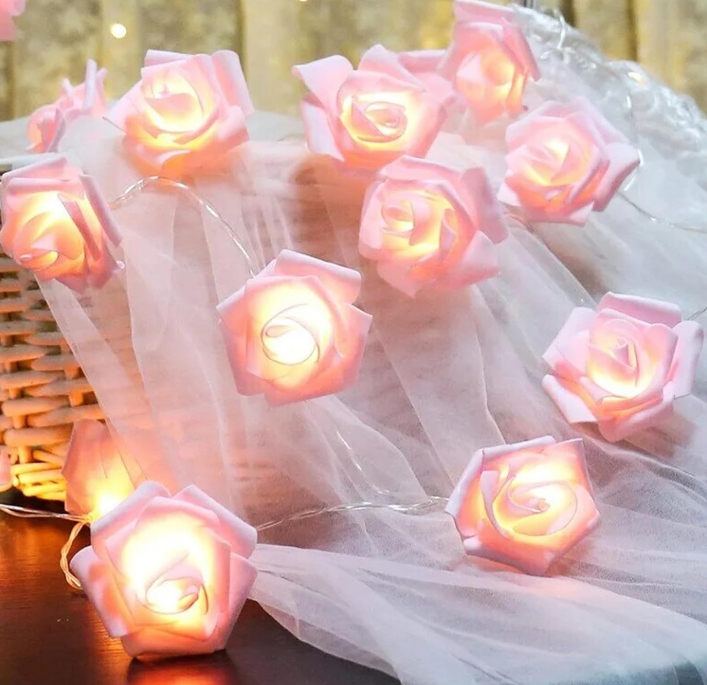 Lot de 6 roses électroniques lumineuses à LED, conçues pour ajouter une touche romantique et éclatante