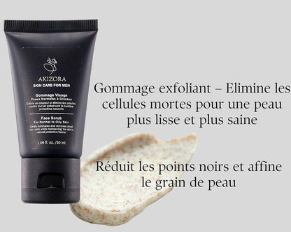 AKIZOLA Coffret Homme Kit Anti-Âge pour Tous Types de Peau